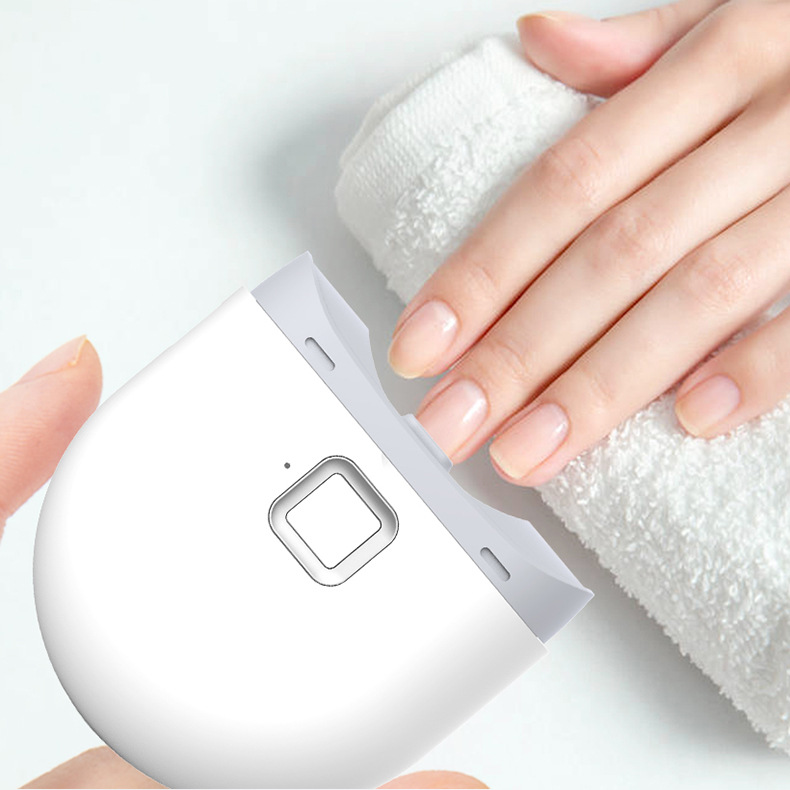 Coupe-ongles électrique avec machine à polir les ongles à lumière