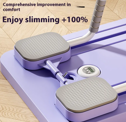 Planche d'entraînement abdominale avec roue pour la maison